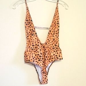 Cheetah one piece super sexy sz M